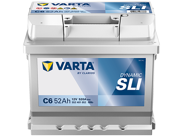 Varta Silver Dynamic C6 (552 401 052) 52Ah