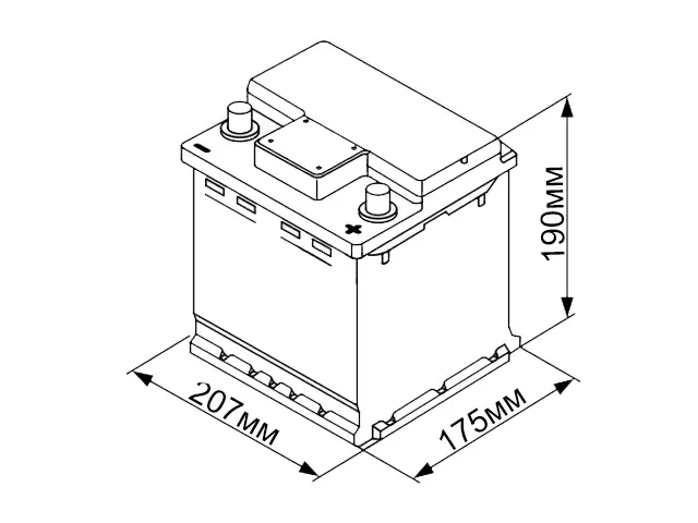 AFA Plus AF-H4-52 (552 400 047) 52Ah