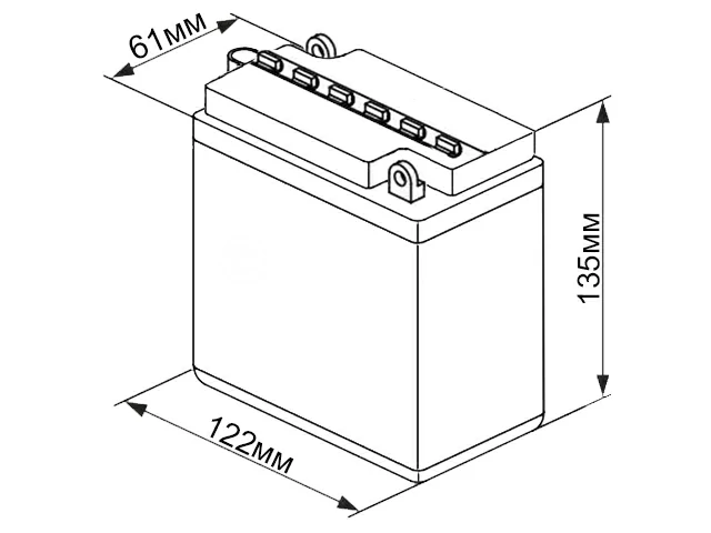 Exide Conventional 6V 6N11A-1B