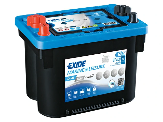 Exide Dual EP450 50Ah