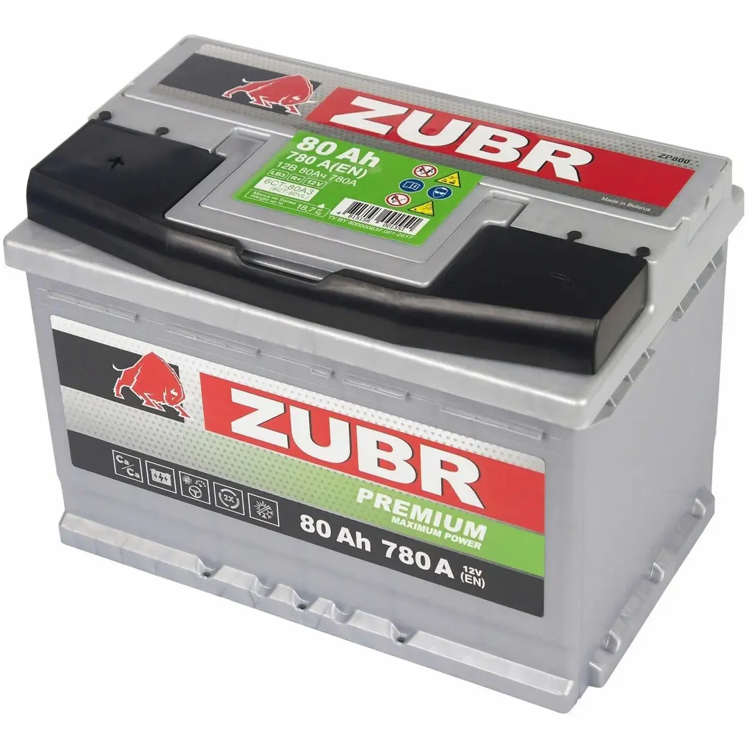 ZUBR Premium ZP801 80Ah