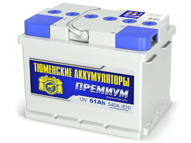 Tyumen Battery Premium 61Ah Низкий