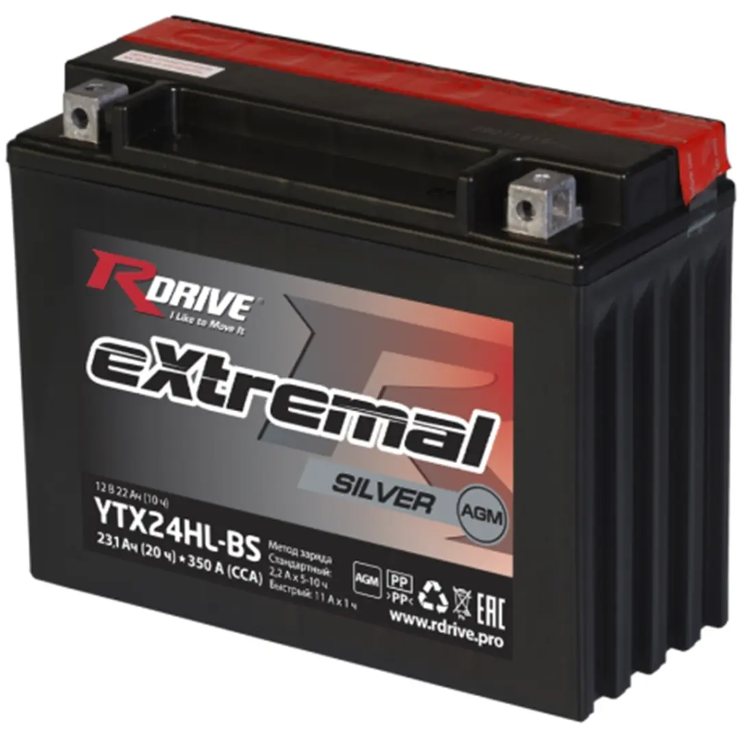 RDrive eXtremal Silver YTX24HL-BS
