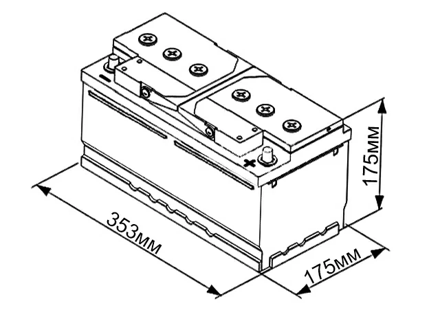 Exide Excell EB852 85Ah