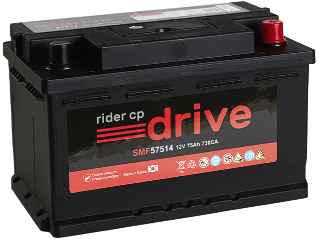 RIDER Drive 57514 75Ah Низкий