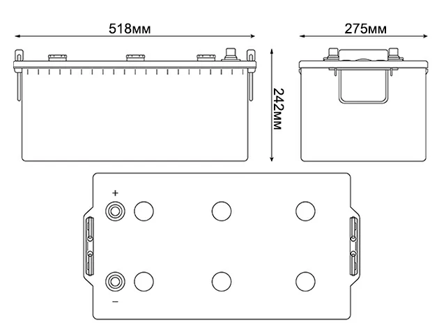 Bosch T3 081 (720 018 115) 220Ah