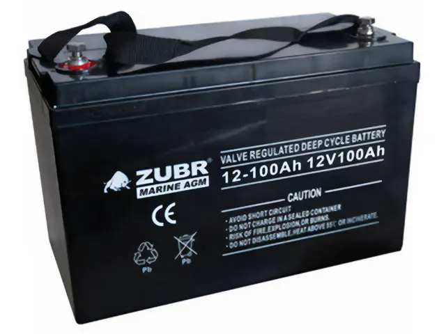 ZUBR Marine AGM 100Ah
