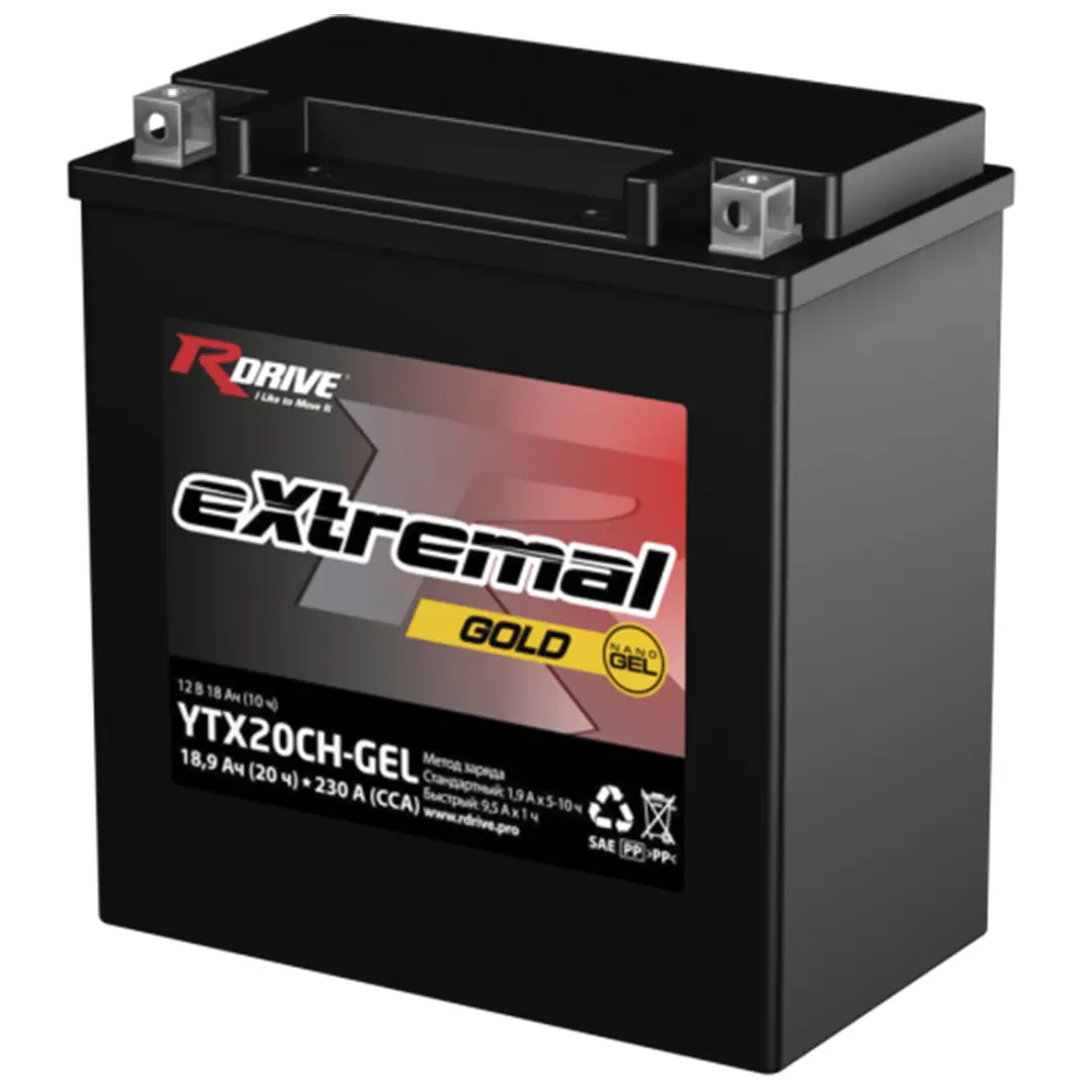RDrive eXtremal Gold YTX20CH Nano GEL