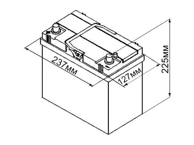 Furukawa Battery FB ECHNO HV S46B24R 45Ah