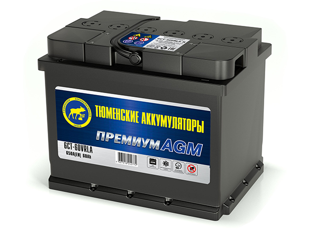 Tyumen Battery Premium 60Ah AGM