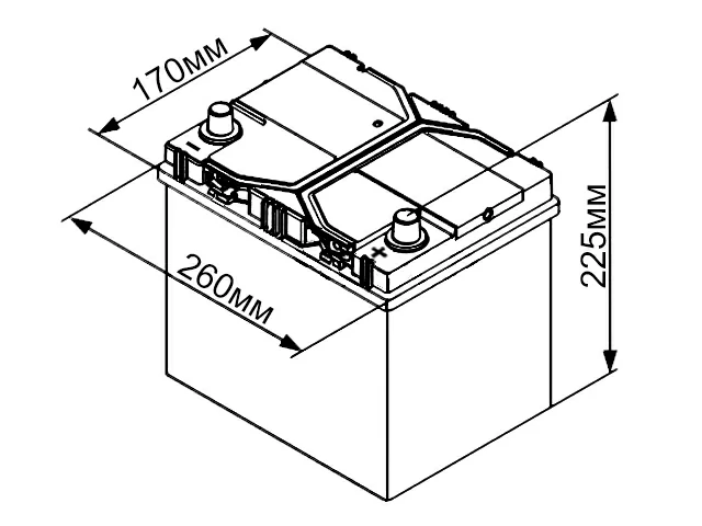 Furukawa Battery FB ECHNO IS S-95/D26L 64Ah EFB