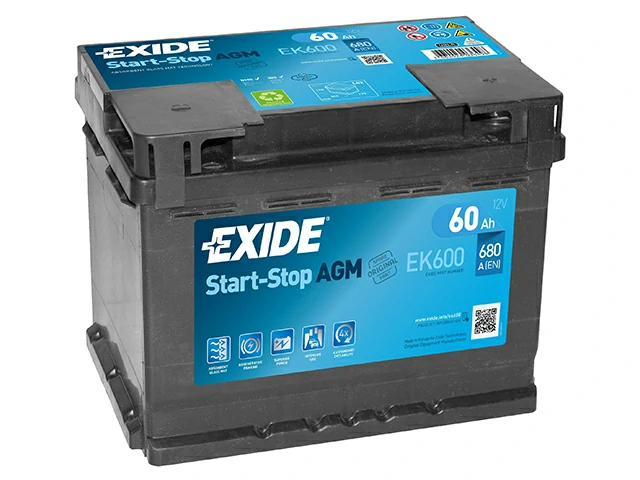 Exide EK600 60Ah AGM