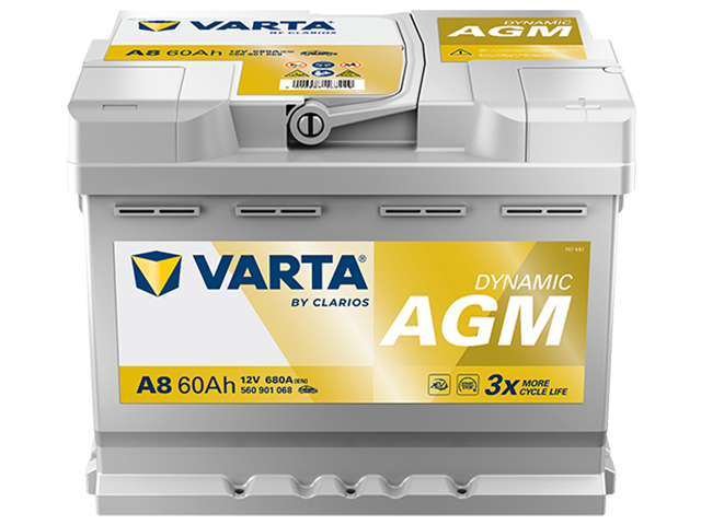 Varta Silver Dynamic D52 (A8) (560 901 068) 60Ah AGM