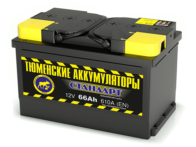 Tyumen Battery Standard 66Ah Низкий