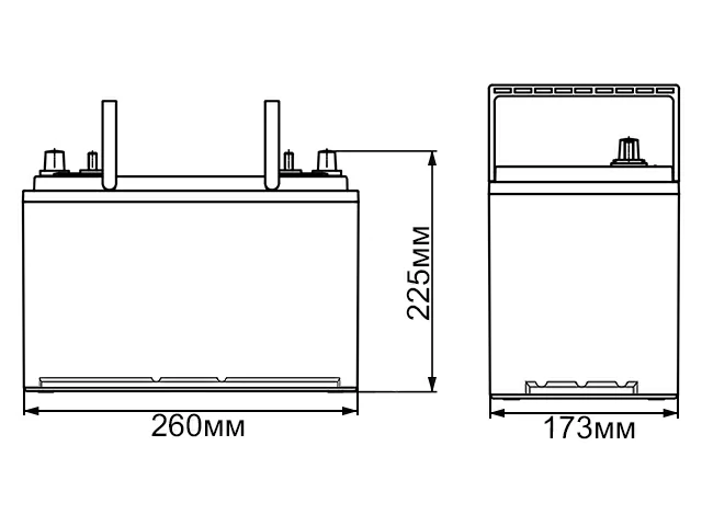 Delkor Marine M24 GP24DC 65Ah