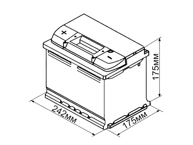 Enrun Top ET651 65Ah Низкий