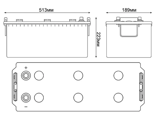 Delkor 160F51R 135Ah