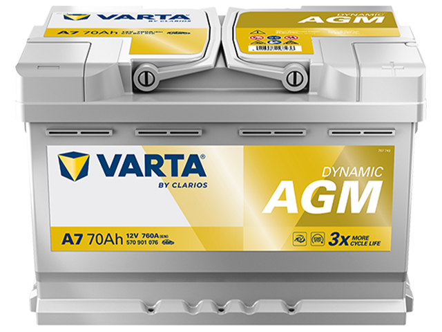 Varta Silver Dynamic E39 (A7) (570 901 076) 70Ah AGM