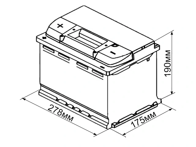 Зверь 77Ah П.П 720A