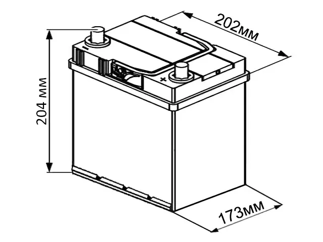 INDIGO-R CMF 26R-550 60Ah