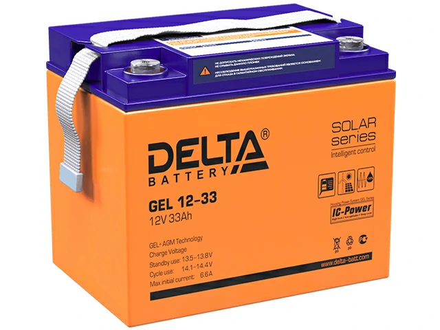Delta GEL 12-33 33Ah