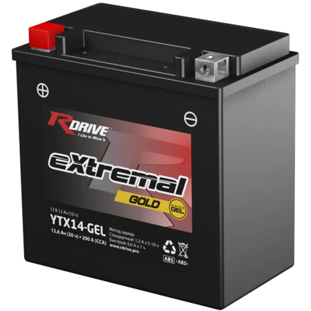 RDrive eXtremal Gold YTX14 Nano GEL