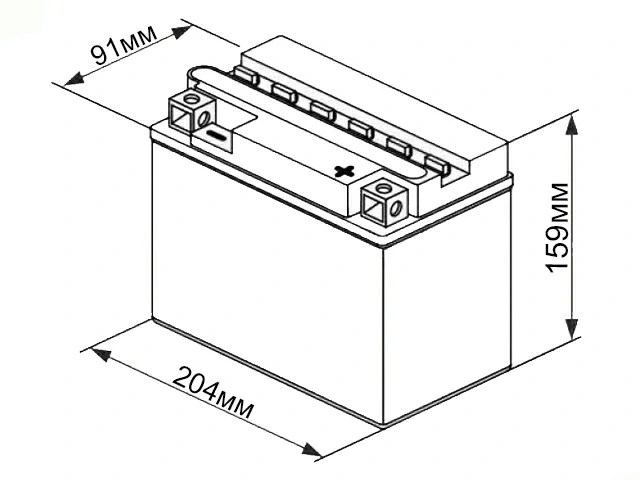 WBR Power-Drive Battery MT 12-20