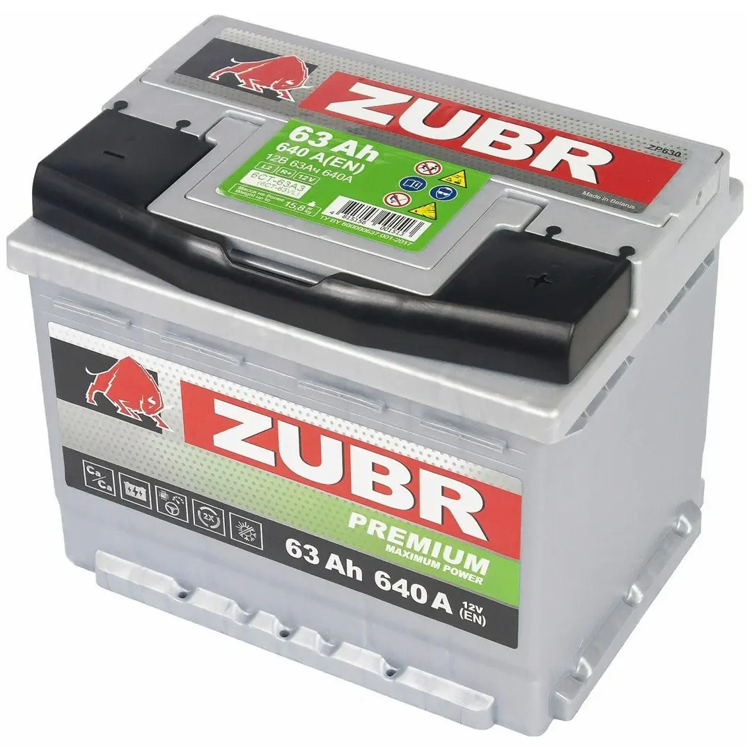 ZUBR Premium ZP630 63Ah