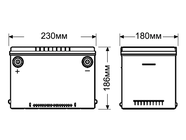 INDIGO-R 75-650 75Ah