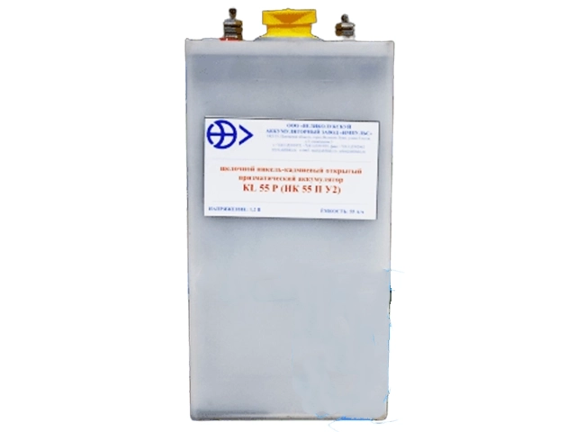 Щелочной никель-кадмиевый аккумулятор открытый призматический KL 55 P