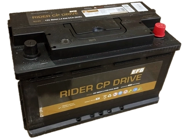 RIDER Drive EC80 80Ah EFB