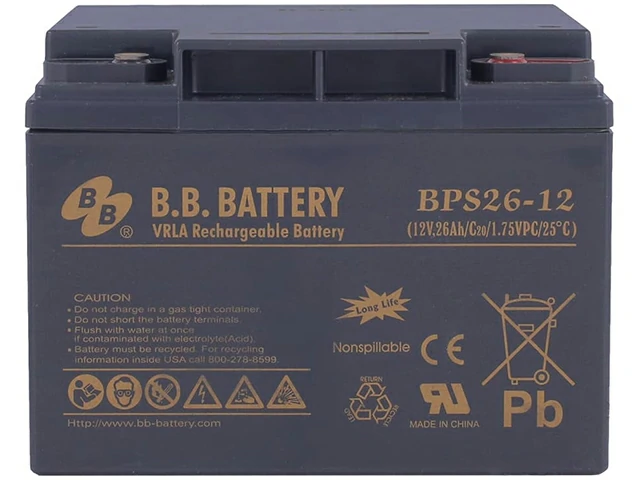 BB Battery BPS26-12