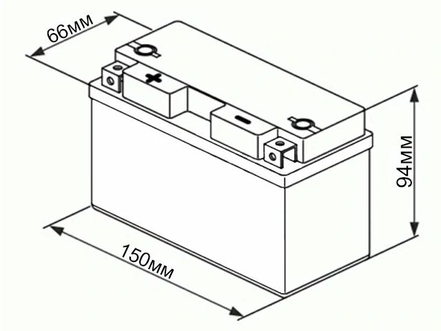 WBR Power-Drive Battery MT 12-8