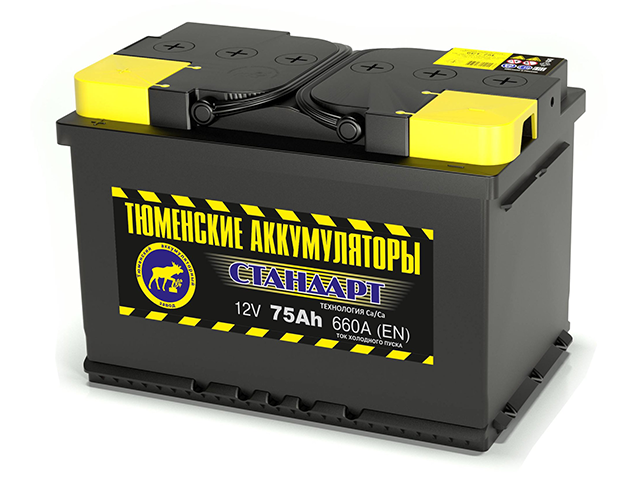 Tyumen Battery Standard 75Ah П.П