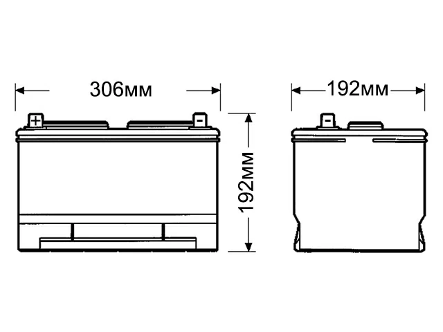 Exide Excell EB788 78Ah
