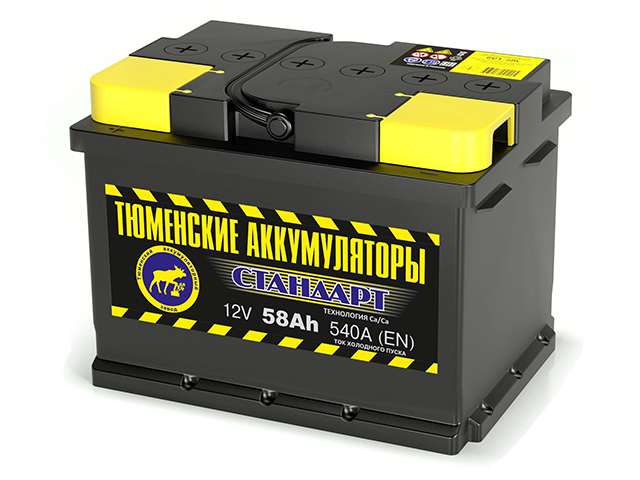 Tyumen Battery Standard 58Ah Низкий
