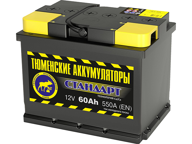 Tyumen Battery Standard 60Ah П.П 550A