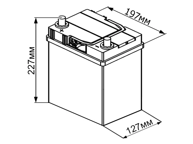 ALPHALINE AGM AX S34B20R 35Ah