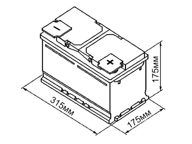 Gigawatt G80R (580 406 074) 80Ah